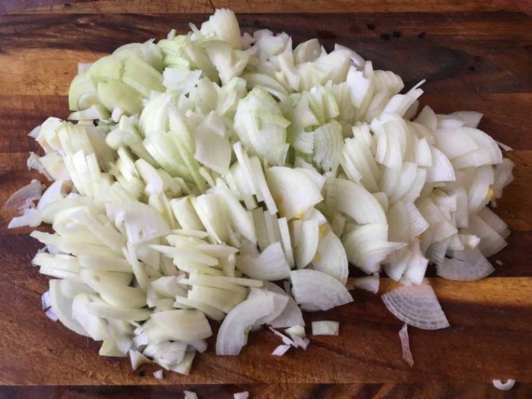 нарезанный лук