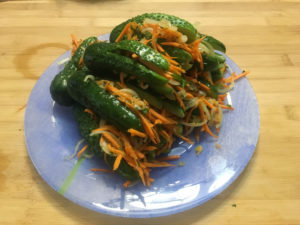 Ои Собаги или Кимчи из огурцов