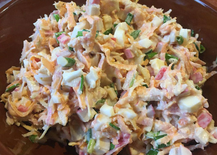 Салат с дайконом