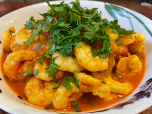 карри из креветок