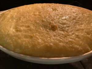 Запеканка с мясом и брюквой.