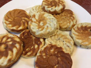 Сырное печенье с апельсинами и шоколадом.