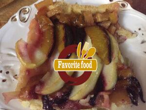 Яблочно-сливовый пирог